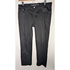 Gardeur Mens Slim Fit Straight Leg Jeans Pants Sz 38x31 Black Classic Skater
